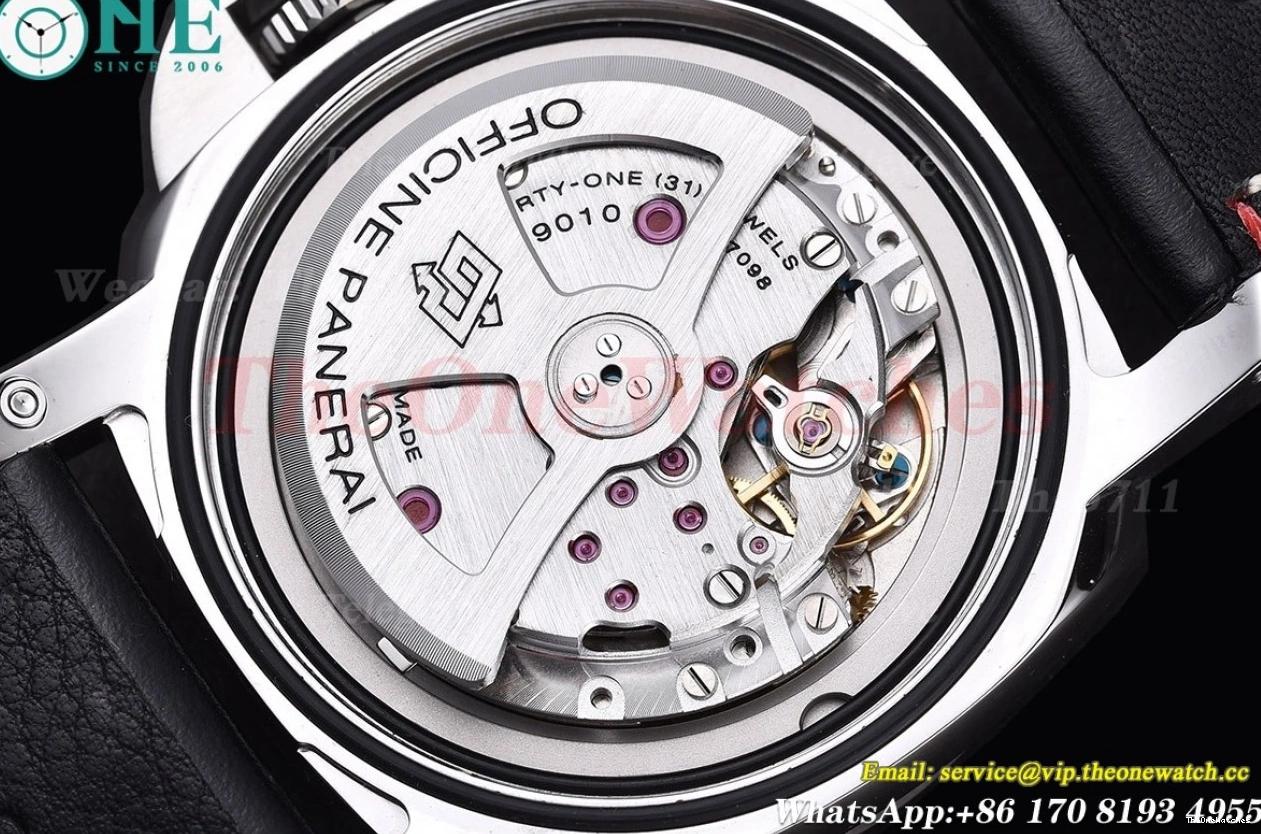 44mm Black SS Luminor LE TTF Marina P9010 PAM732 Dial 0512
